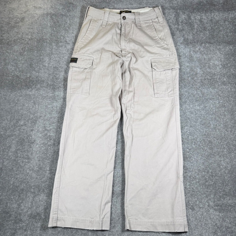 Vintage M. Gordon 1998 Heavy Twill Cargo Pants Mens 30x30 Beige Cotton Straight